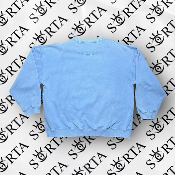 VTG 90s/Y2K Big Dog Big Dog Mom Rules Crewneck Sweatshirt Light Purple Size L - Picture 2 of 13